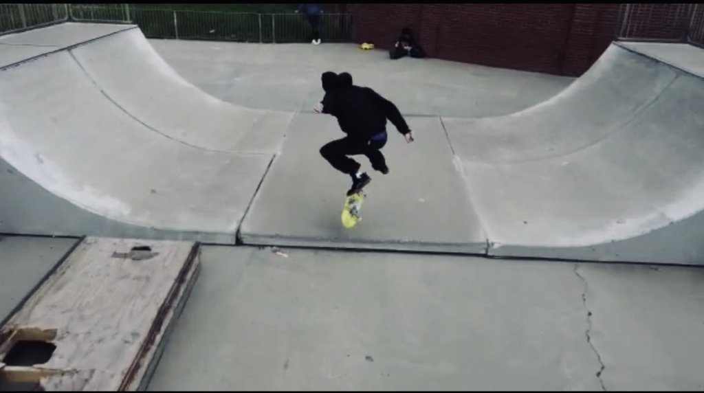 drone stunt hove skatepark